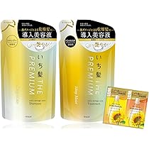髪にドラマを。シャンプートリートメント詰め替え Amazon | いち髪 THE PREMIUM 【シャイニーモイスト
